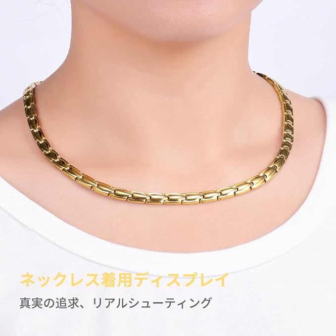 54粒 純度99.999% ゲルマニウム ネックレス ステンレス鋼ですネックレス ヘマタイト 人気 静電気除去 ファッションジュエリー こらんてっと 小さくて軽い スポーツ 人気 誕生日プレゼント