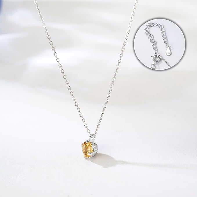 サファイア ネックレス レディース 人気 シンプル 12ヵ月誕生石 シルバー925 金属アレルギー対応 ネックレス 一粒 ペンダント 桜 アクセサリー 9月誕生石 高校生 デート 誕生日 プレゼント 女性 人気